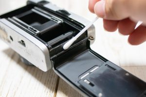 モルト跡を無水エタノールで落とす